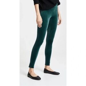 SPANX Velvet Tummy Control 🍁 Malachite Green Leggings XL